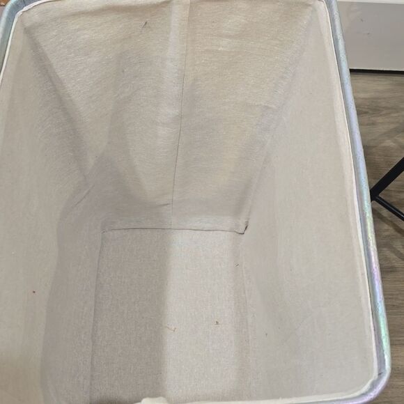 Juicy Couture Home Iridescent Quilted & Canvas Laundry Basket - Picture 7 of 7